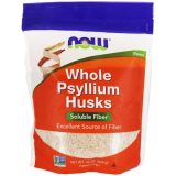 NOW Foods Whole Psyllium Husks (Soluble Fiber) (454g)