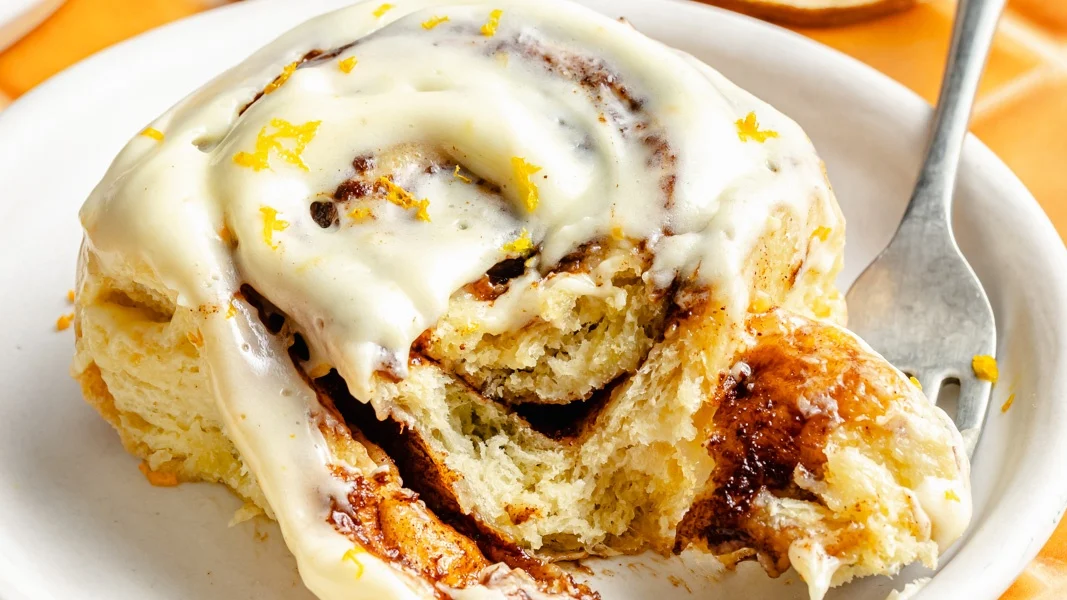 The Fluffiest Orange Cinnamon Rolls (with orange frosting!)