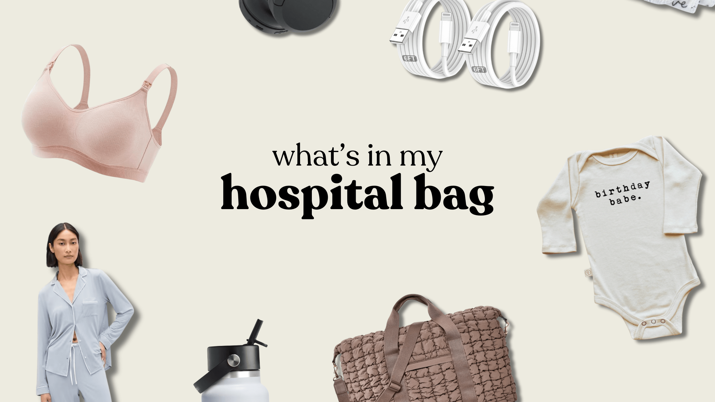 What’s In My Hospital Bag (+ a FREE printable checklist!)