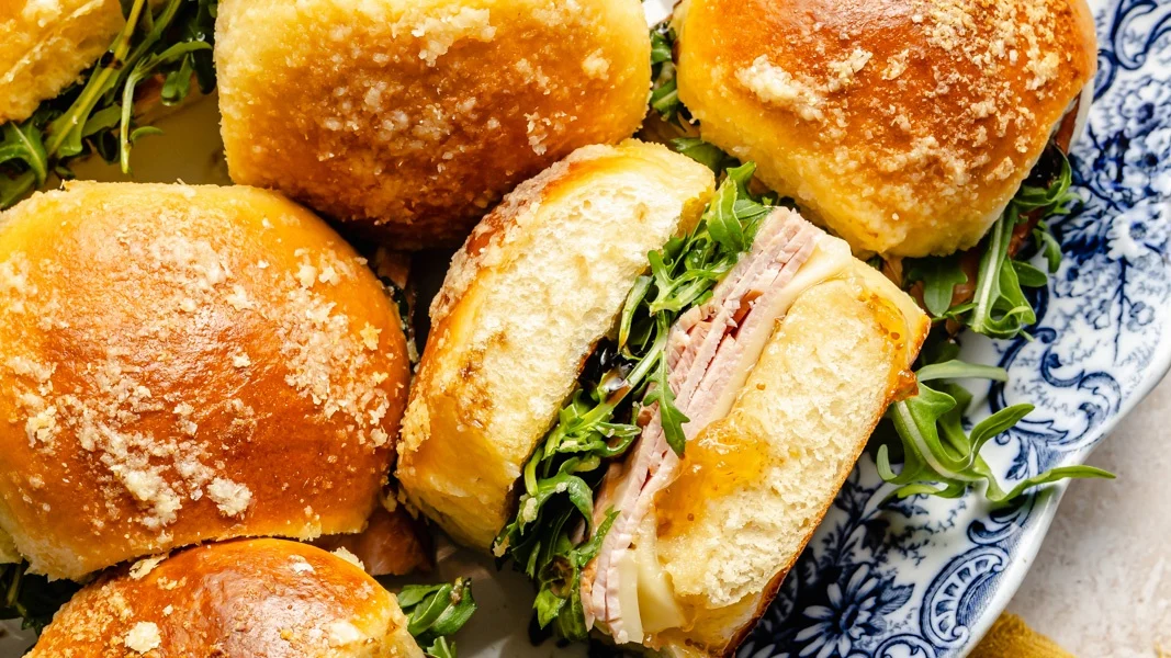 Ham and Cheese Sliders with Fig Jam (easy, 30-minute party food)