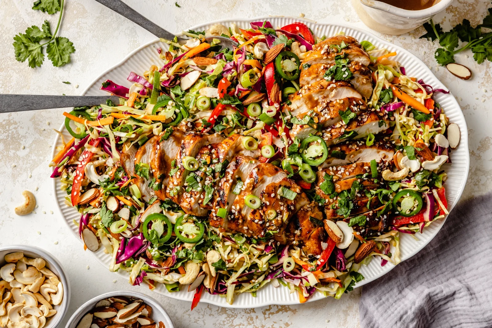 Flavor-Packed Sesame Chicken Salad (over 30g of protein!)