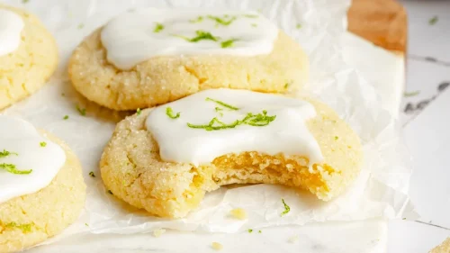 Soft Lime Sugar Cookies (gluten-free!)