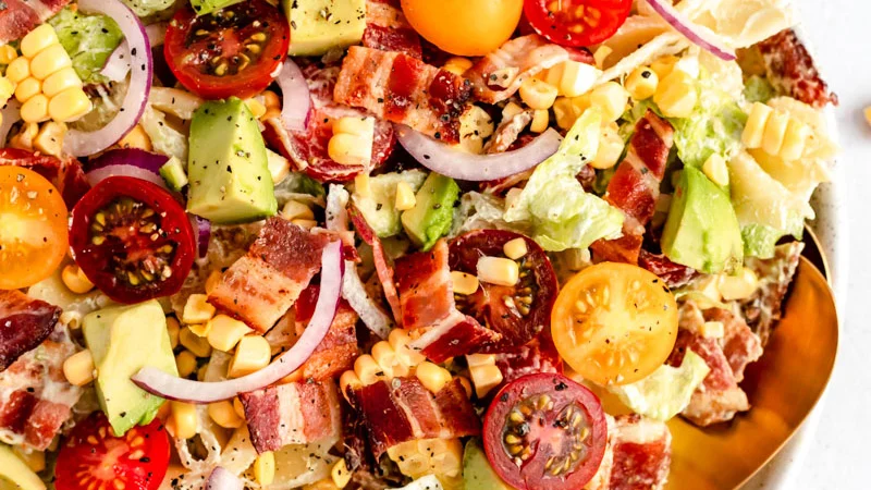 Fresh BLT Pasta Salad (dairy-free!)
